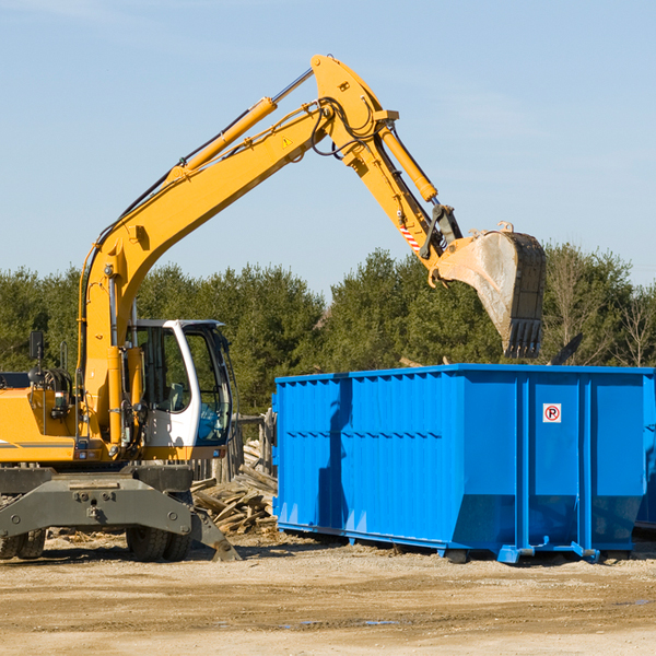 are there any restrictions on where a residential dumpster can be placed in Sutton VT